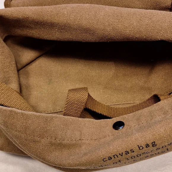 Brown Canvas Tote Bag - Picture 8 of 15